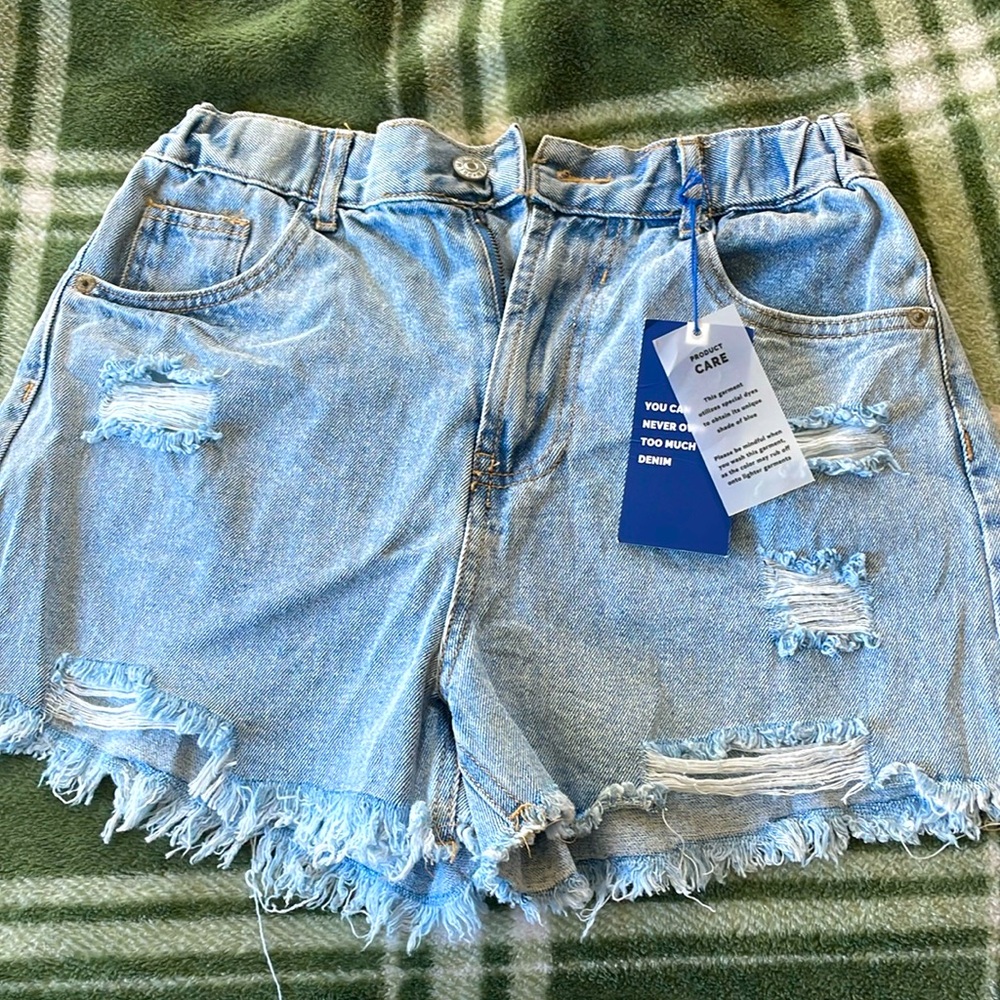 Brand new with tags and denim shorts